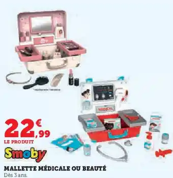 Super U Mallette médicale ou beauté offre