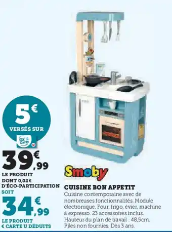 Super U Cuisine bon appetit offre