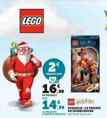 Super U Fumseck le phenix de dumbledore offre