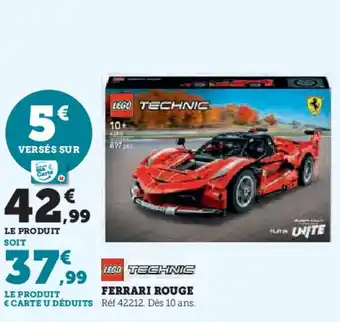 Super U Ferrari rouge offre