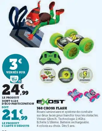 Super U Exost 360 cross flash offre