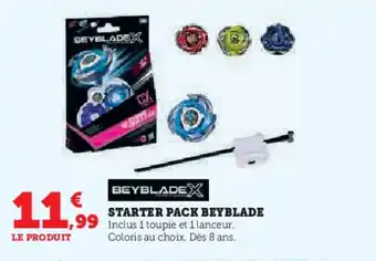 Super U Starter pack beyblade offre