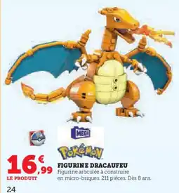 Super U Figurine dracaufeu offre