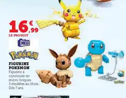 Super U Figurine pokemon offre