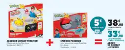 Super U Arene de combat pokemon + spinner pokemon offre