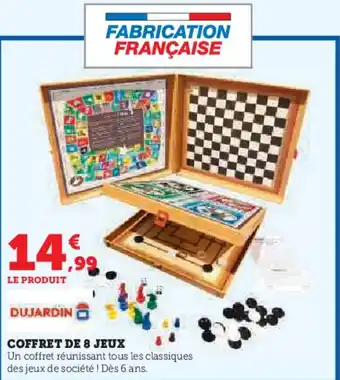 Super U Coffret de 8 jeux offre
