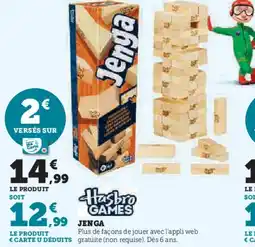 Super U Jenga offre