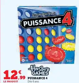 Super U Puissance 4 offre