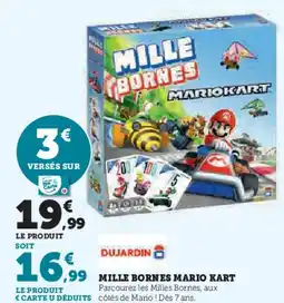 Super U Mille bornes mario kart offre