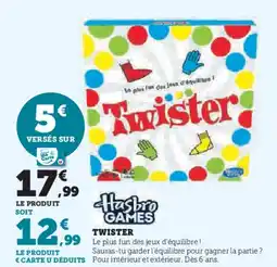 Super U Twister offre