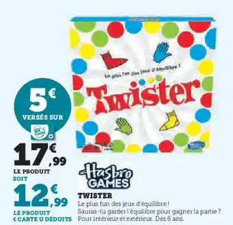 Super U Twister offre