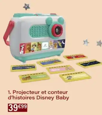 Monoprix Projecteur et conteur d'histoires disney baby 39 €99 offre