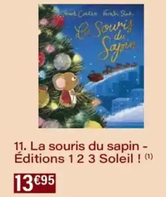 Monoprix La souris du sapin - éditions 123 soleil offre