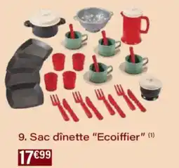 Monoprix Sac dînette ecoiffier offre