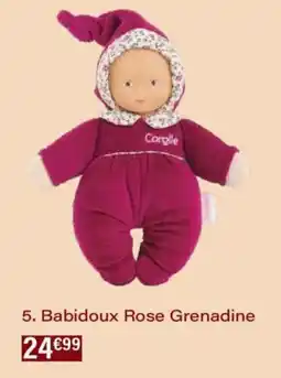 Monoprix Babidoux rose grenadine offre