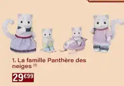 Monoprix La famille panthère des neiges offre