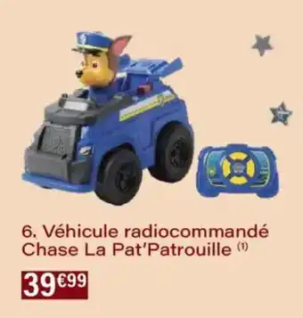 Monoprix Véhicule radiocommandé chase la pat'patrouille offre
