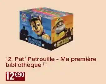 Monoprix Pat'patrouille - ma première bibliothèque offre