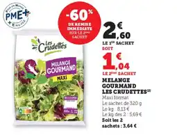 Super U LES CRUDETTES Melange gourmand offre