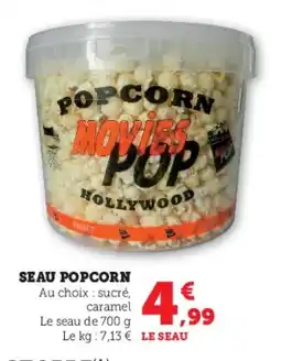 Super U Seau popcorn offre