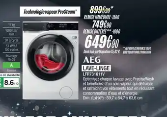 AEG Lave-linge LFR731611V