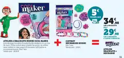 Super U Atelier a bracelets heishi cool maker + coffret recharges heishi offre