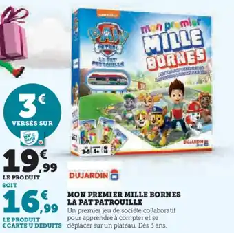 Super U Mon premier mille bornes la pat patrouille offre