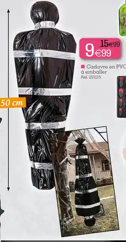 Kandy Cadavre en PVC à emballer offre