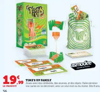 Super U Time's up family offre