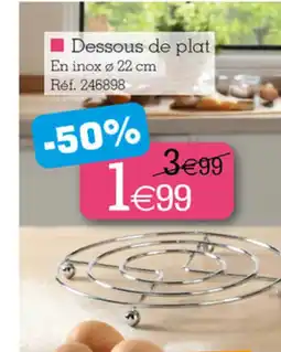 Kandy Dessous de plat offre