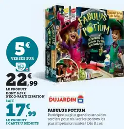 Super U Fabulus potium offre
