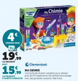 Super U Ma chimie offre