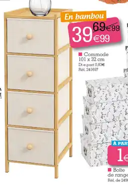 Kandy Commode offre