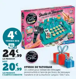 Super U Studio de tatouage offre