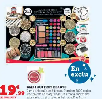 Super U Maxi coffret beaute offre