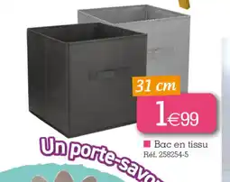 Kandy Bac en tissu offre