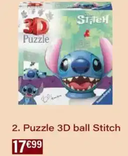 Monoprix Puzzle 3d ball stitch offre