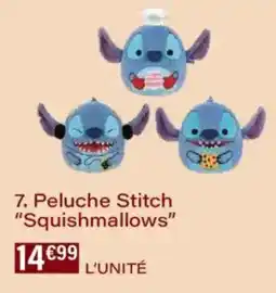 Monoprix Peluche stitch squishmallows offre