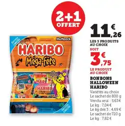 U Express HARIBO Bonbons halloween offre