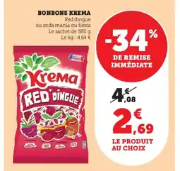 U Express KREMA Bonbons offre