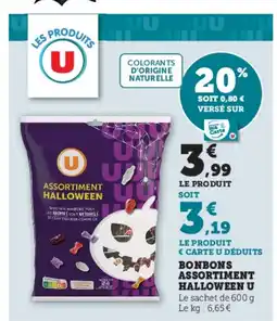 U Express Bonbons assortiment halloween u offre