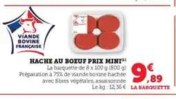 U Express Hache au boeuf prix mini offre