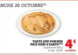 U Express Tarte aux pommes prix mini 6 parts offre