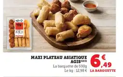 U Express Maxi plateau asiatique offre