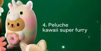 Monoprix Peluche kawaii super furry offre