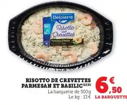 U Express Risotto de crevettes parmesan et basilic offre