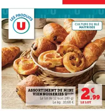 U Express Assortiment de mini viennoiseries u offre