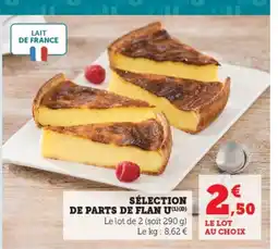 U Express Sélection de parts de flan u offre