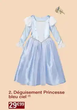 Monoprix Déguisement Princesse bleu ciel offre