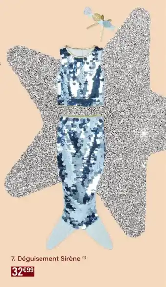 Monoprix Déguisement sirène offre